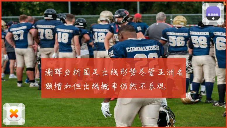 谢晖分析国足出线形势尽管亚洲名额增加但出线概率仍然不乐观