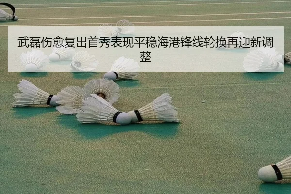 武磊伤愈复出首秀表现平稳海港锋线轮换再迎新调整